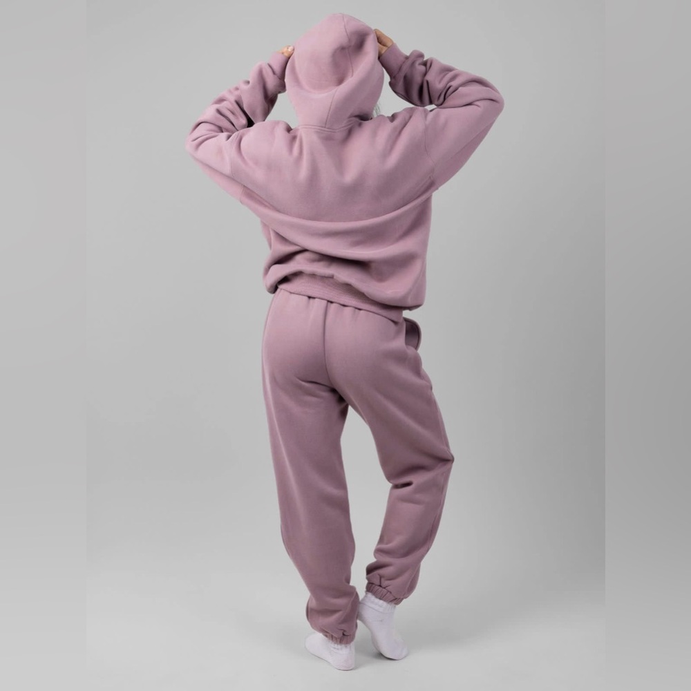Comfrt Minimalist Sweatpants in Orchid Size 2X Loungewear Athleisure Plus Size - Picture 2 of 9